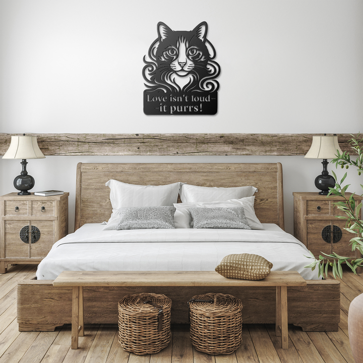 Sovereign by Nature – The Cat|Artist-Crafted Metal Wall Art|Laser-Cut Steel Silhouette