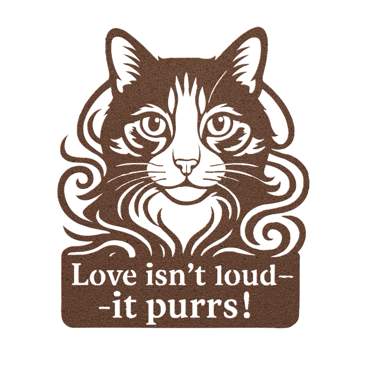Sovereign by Nature – The Cat|Artist-Crafted Metal Wall Art|Laser-Cut Steel Silhouette