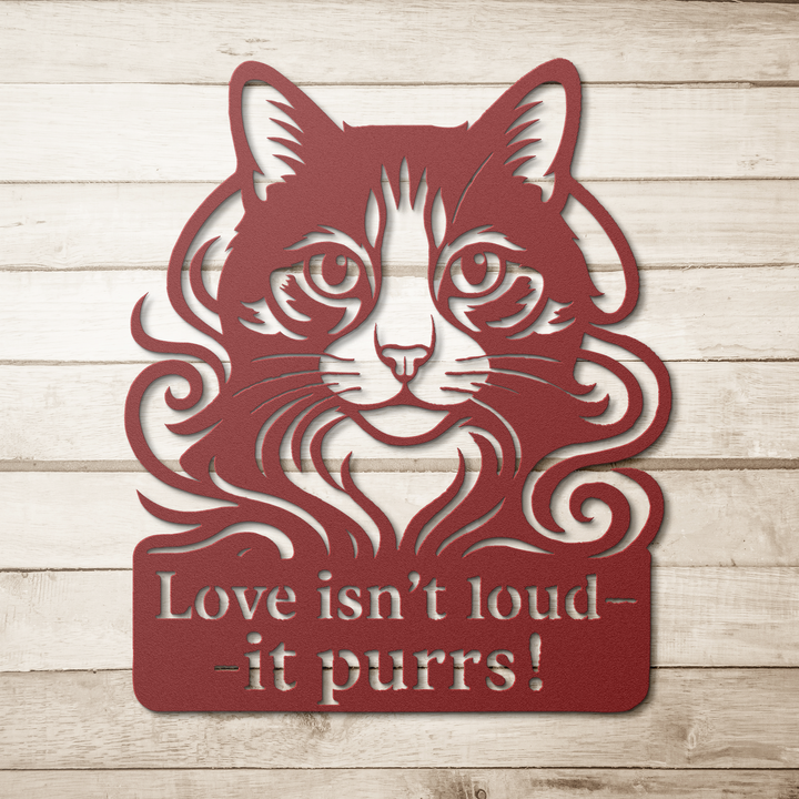 Sovereign by Nature – The Cat|Artist-Crafted Metal Wall Art|Laser-Cut Steel Silhouette