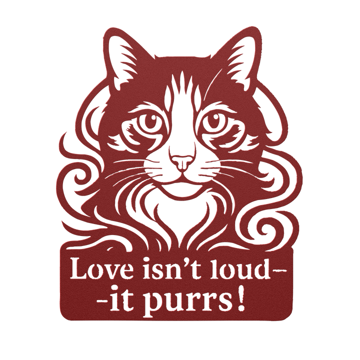 Sovereign by Nature – The Cat|Artist-Crafted Metal Wall Art|Laser-Cut Steel Silhouette