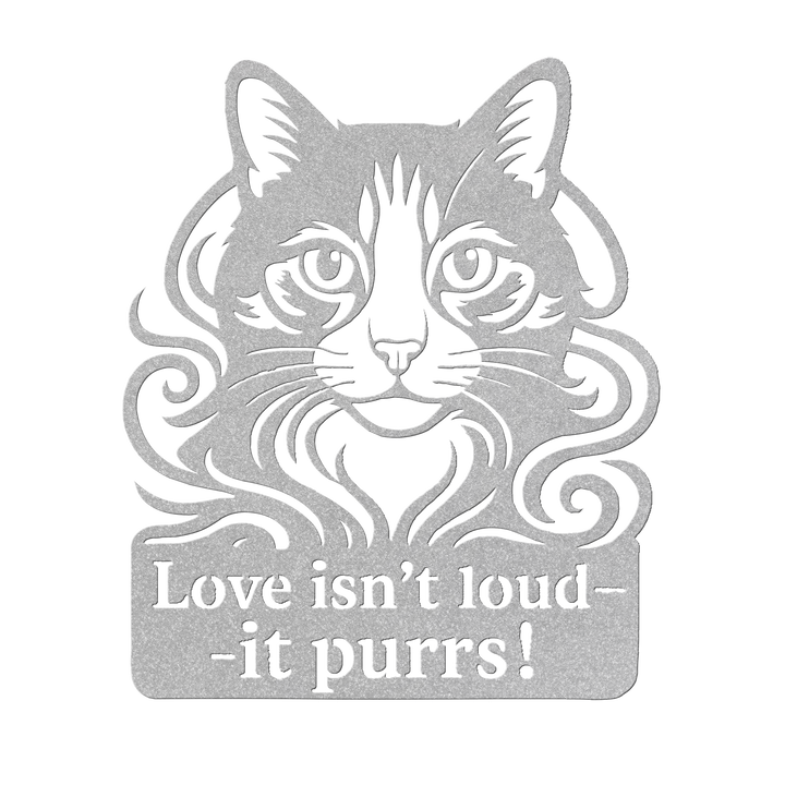 Sovereign by Nature – The Cat|Artist-Crafted Metal Wall Art|Laser-Cut Steel Silhouette