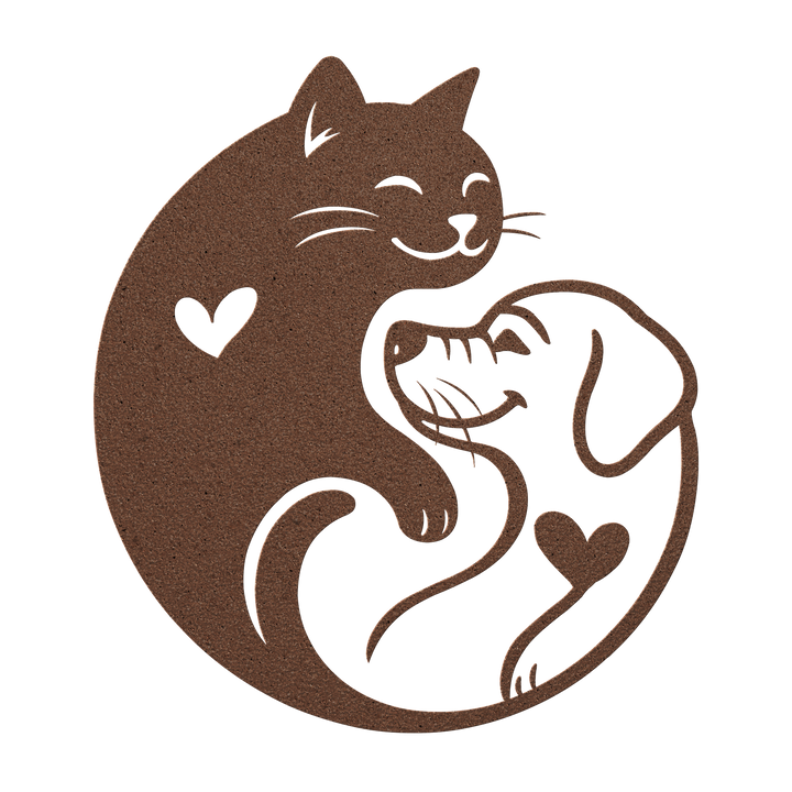 cat and dog yin and yang