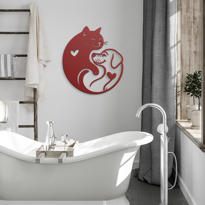 cat and dog yin and yang