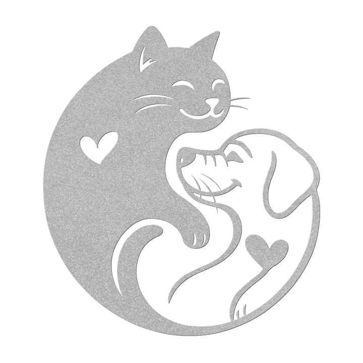 cat and dog yin and yang