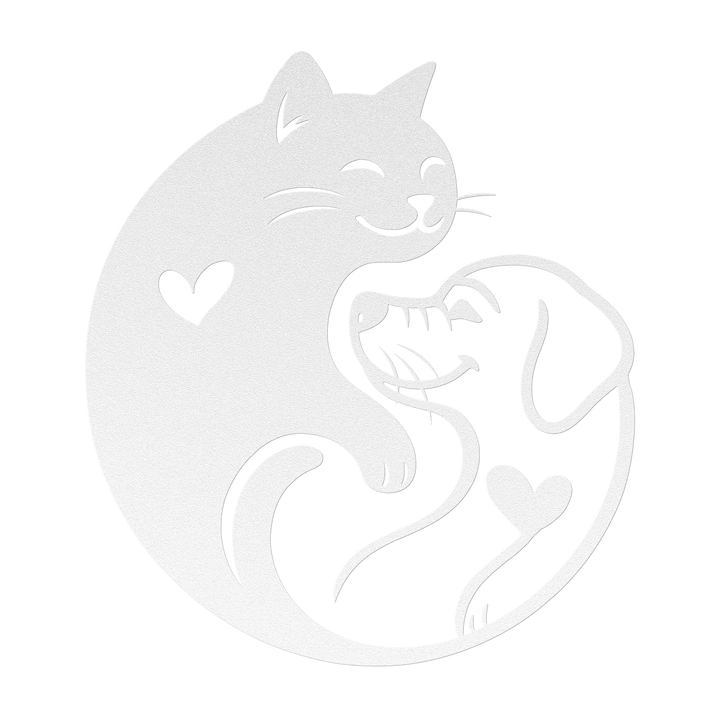 cat and dog yin and yang